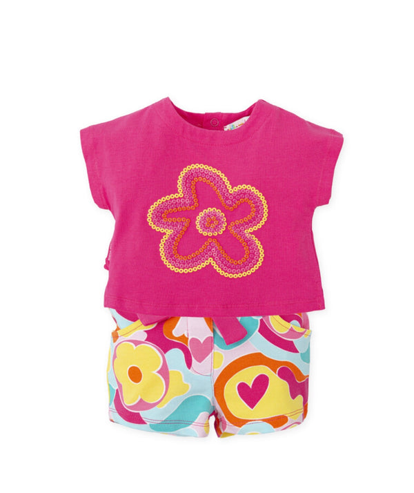 Agatha Ruiz pink shorts set