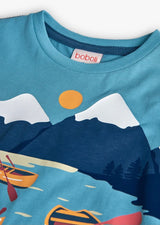 Boboli baby boy Lake Blue tee