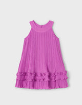 Mayoral pink pleated dress