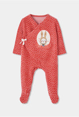 Boboli baby girl bunny Onsie