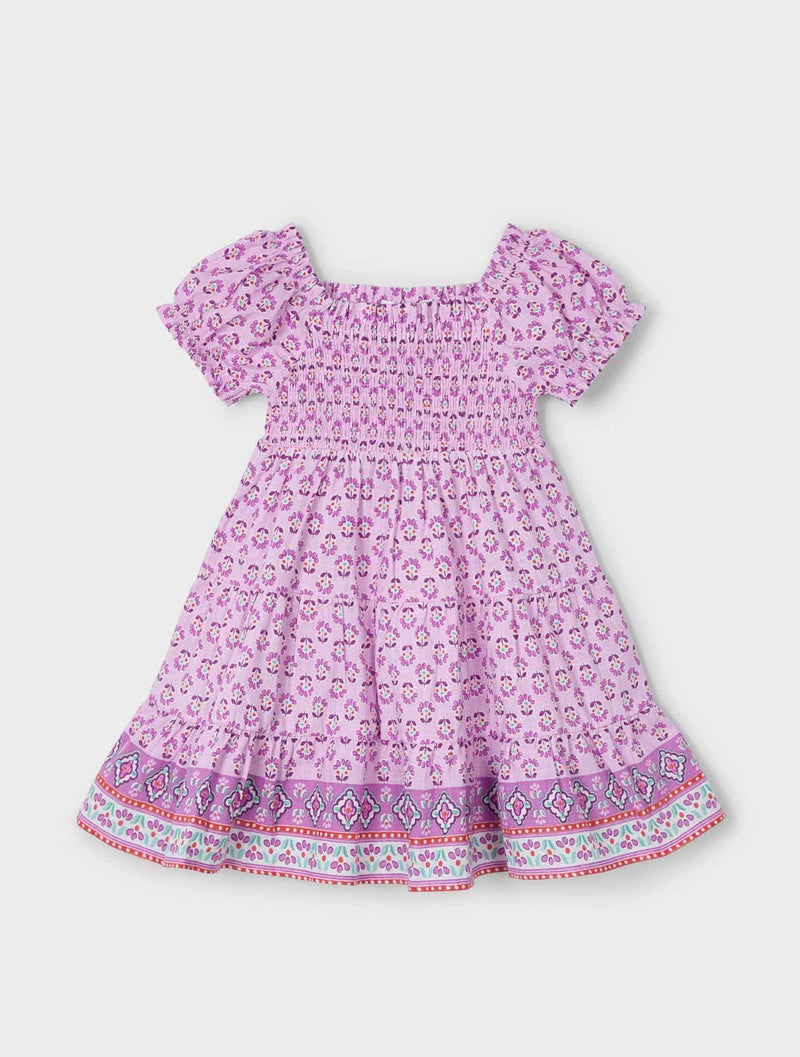Mayoral pink smock dress