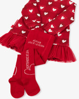 Agatha Ruiz Baby Girl red heart set