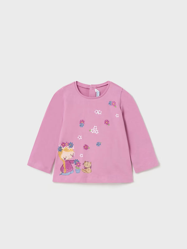 Mayoral girls peony tee
