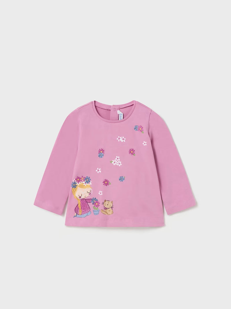 Mayoral girls peony tee