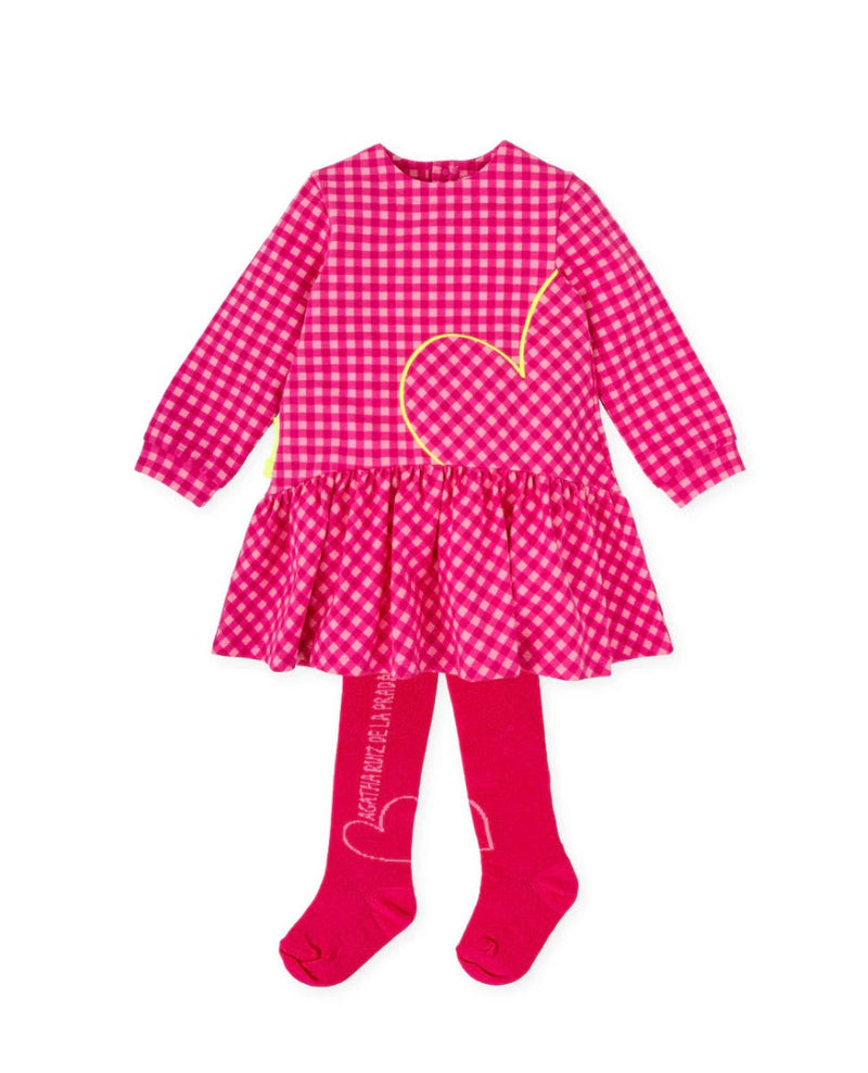 Agatha Ruiz Girls checkered dress