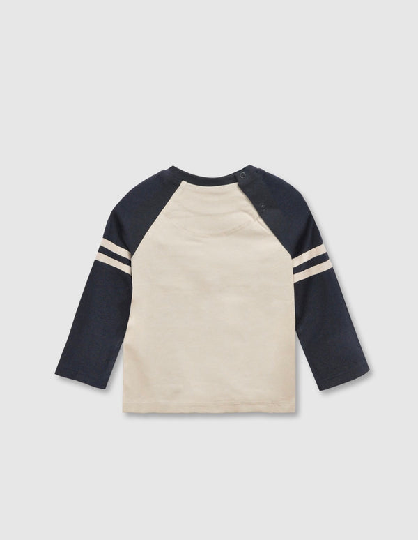 Mayoral long-sleeved bear tee