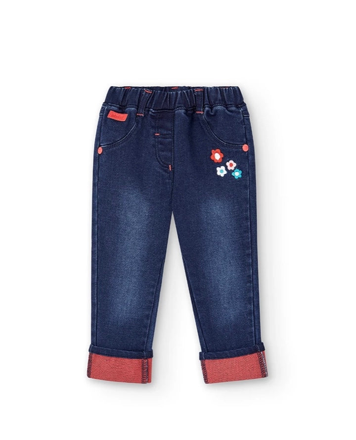 Boboli girls blue jeans