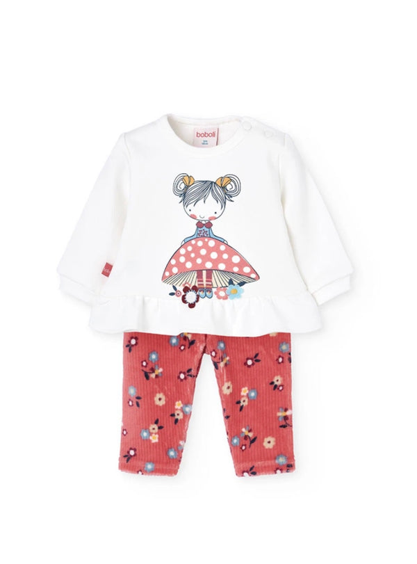 Boboli baby girls 2 piece set