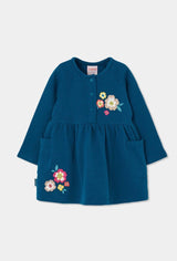 Boboli Girls Blue Dress