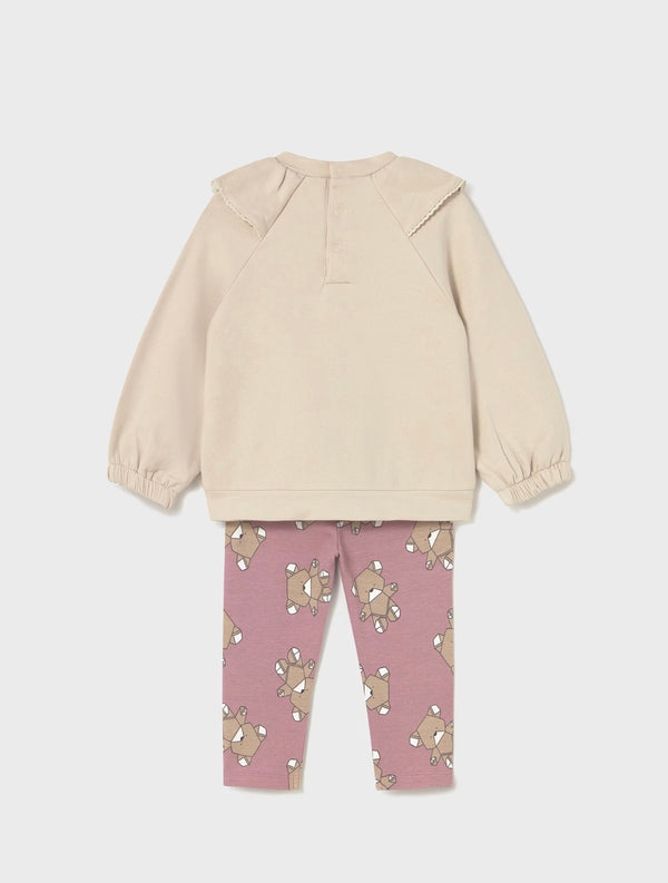 Mayoral baby girl pullover and legging set