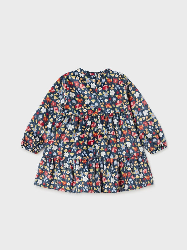 Mayoral girls navy floral dress