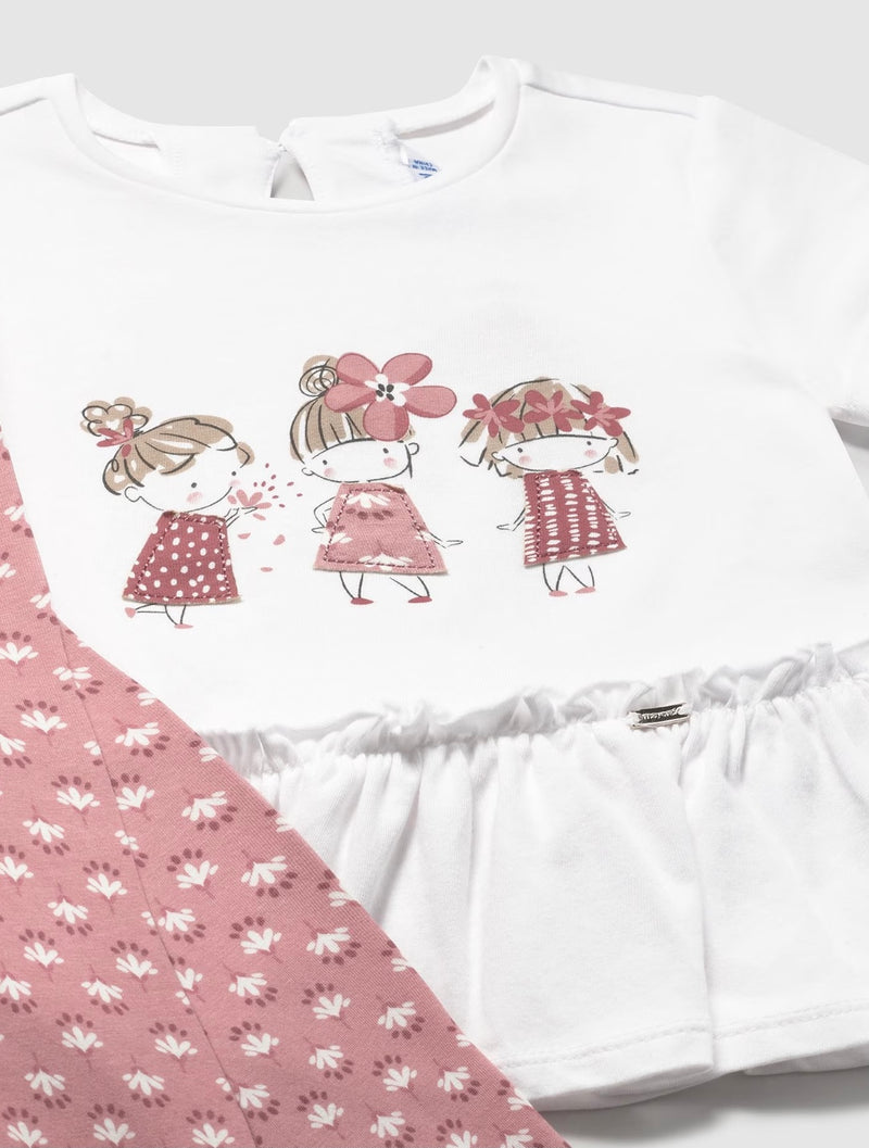 Mayoral baby girls leggings set