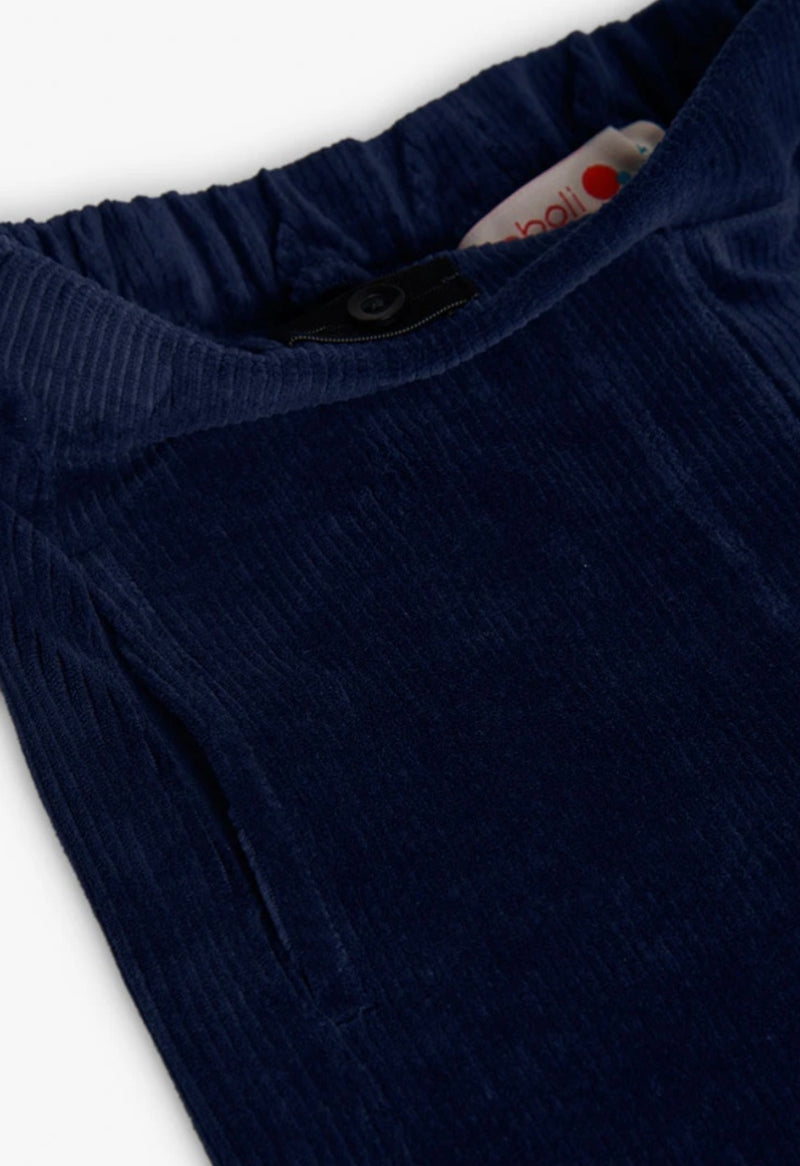 Boboli girls blue striped trousers