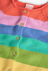 Boboli girls stripped cardigan