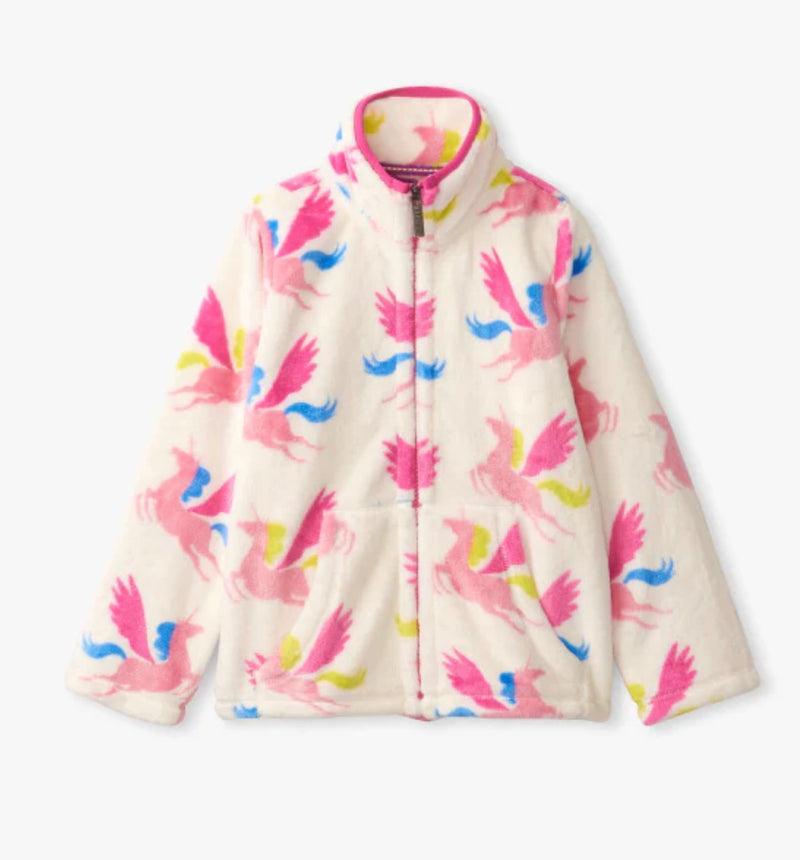 Hatley girls Pegasus zip fleece