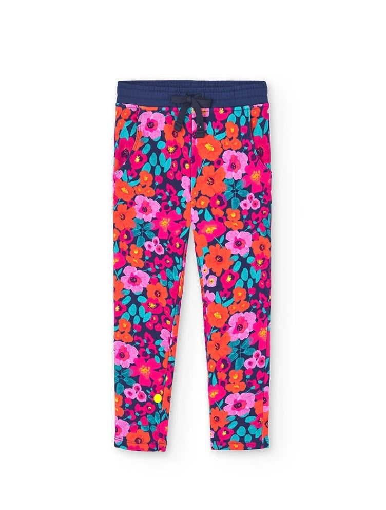 Boboli Girl Floral Leggings