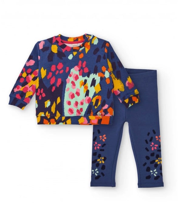 TucTuc girls dotted set