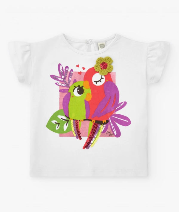 TucTuc girls birds s/s tee