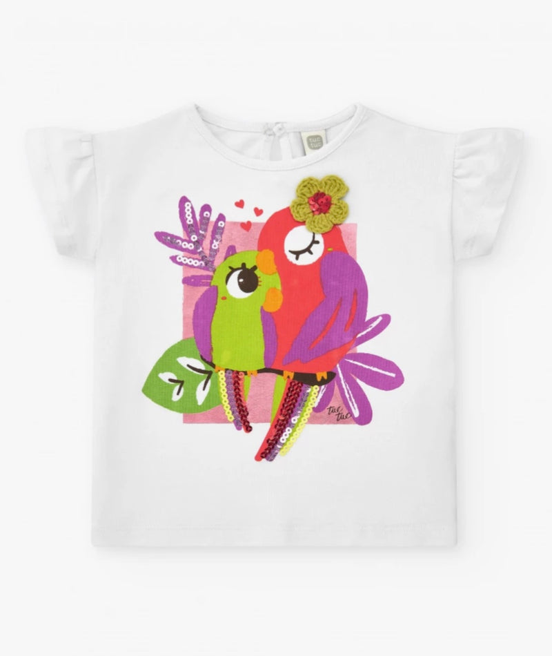 TucTuc girls birds s/s tee