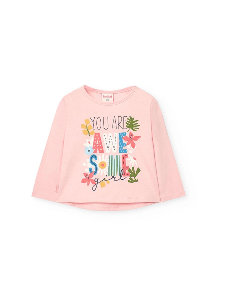 Boboli girls “awesome” leggings set