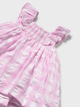 Mayoral baby girl pink gingham dress