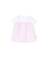 Boboli baby girl pink tulip dress