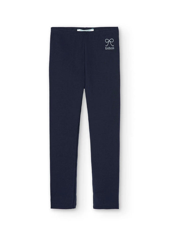Boboli girls stretch knit leggings