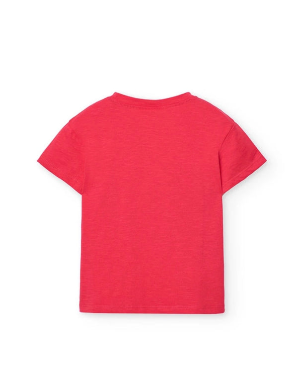 Boboli Girl daisy short sleeved tee