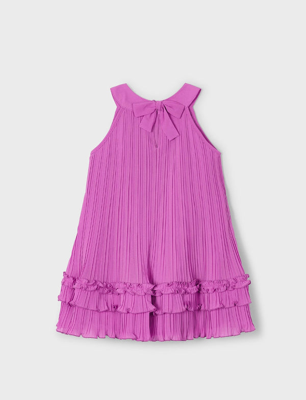 Mayoral pink pleated dress