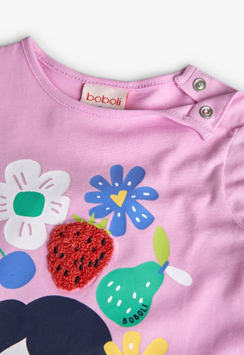 Boboli girls girl longsleeved tee