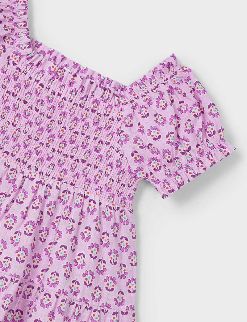 Mayoral pink smock dress