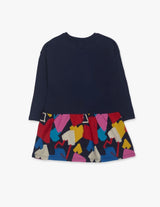 TucTuc Girls navy “love” dress