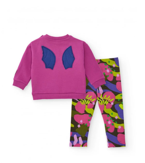 TucTuc girls purple set