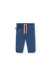 Boboli baby girl peach/ denim 2 piece