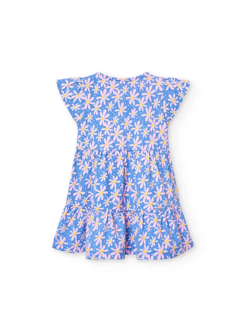 Boboli girls blue daisy dress