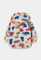 Boboli Girls Multicolour Sherpa jacket