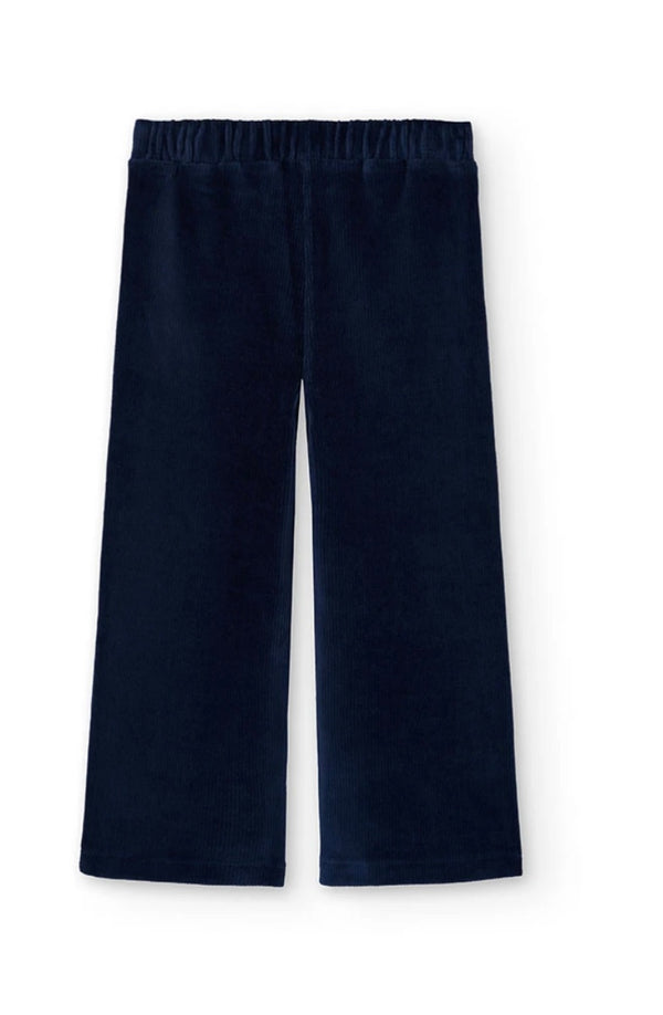 Boboli girls blue striped trousers
