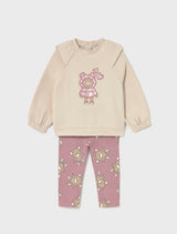 Mayoral baby girl pullover and legging set