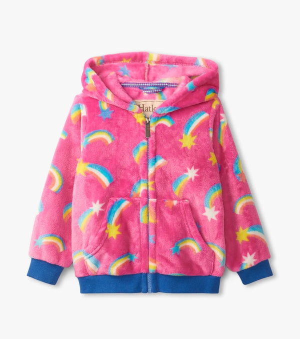 Hatley girls star fleece hoodie