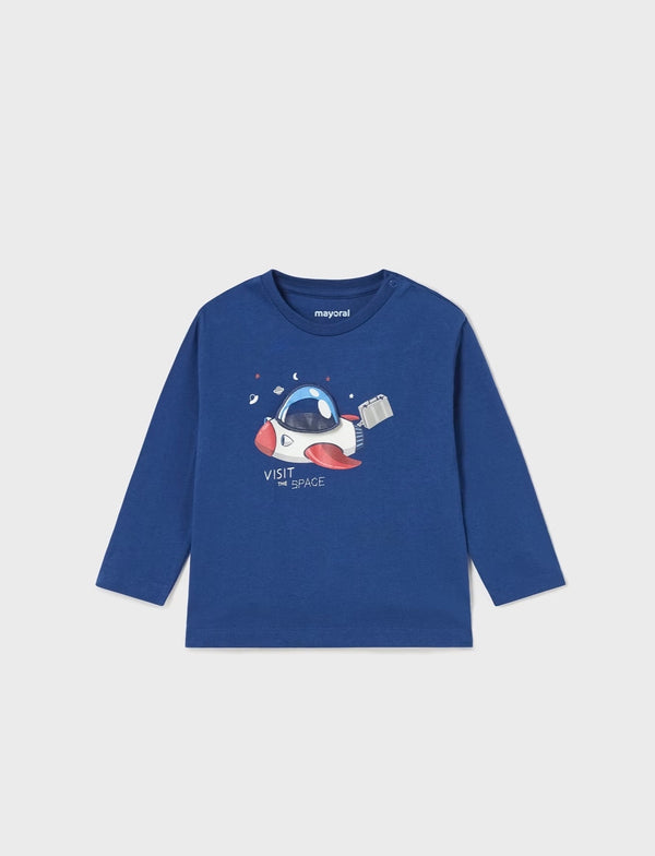 Mayoral baby boy space T-shirt