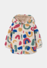 Boboli Girls Multicolour Sherpa jacket