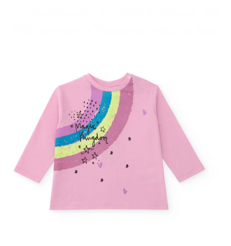 TucTuc girls pink tee