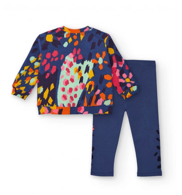 TucTuc girls dotted set