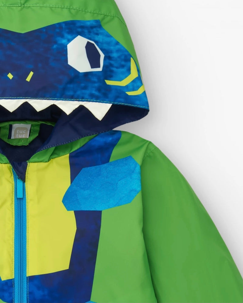 Boys green windbreaker