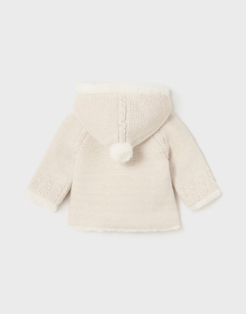 Mayoral cream knit coat
