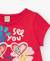 TucTuc girls heart sequin dress