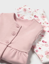 Mayoral baby girl pink 3 piece set