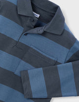 Mayoral blue striped polo