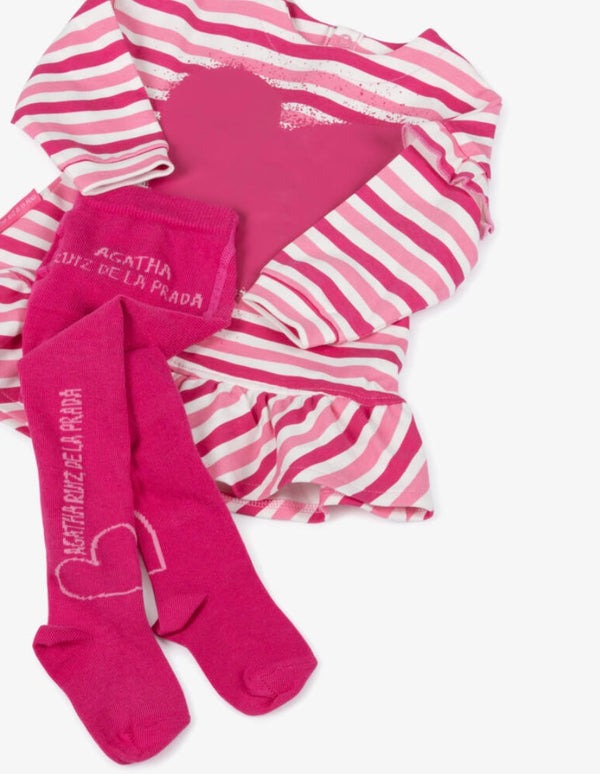 Agatha Ruiz Baby Girl pink dress
