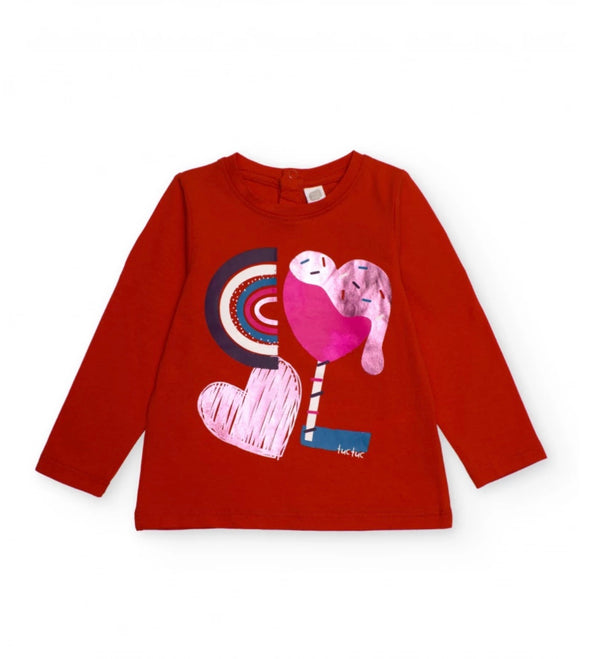 TucTuc girls red tee